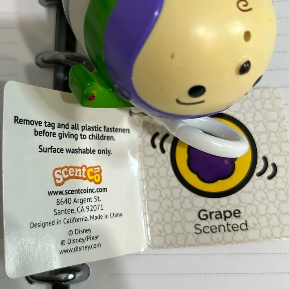 Disney‎ Tsum Tsum - Toy Story Buzz Lightyear Squeezable Scent Keychain Clip NWT